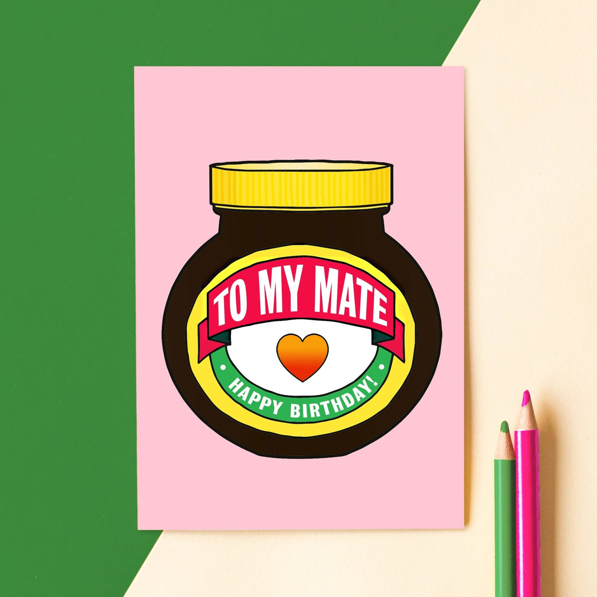 Marmite Birthday Card For Friend - Of Life & Lemons®