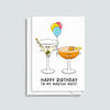 Funny Martini Birthday Card for Friend - Of Life & Lemons®