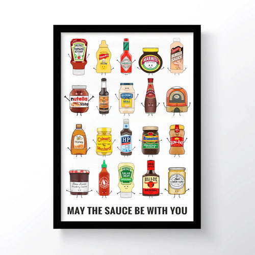 'May The Sauce Be With You' Poster