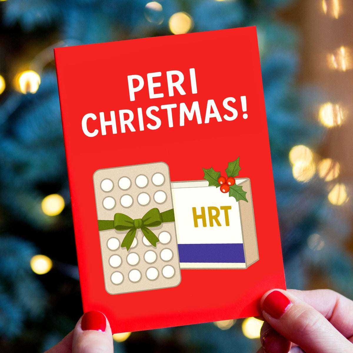 Funny Menopause Themed Christmas Card - Of Life & Lemons®