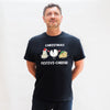 Funny Cheese Mens Christmas T-Shirt