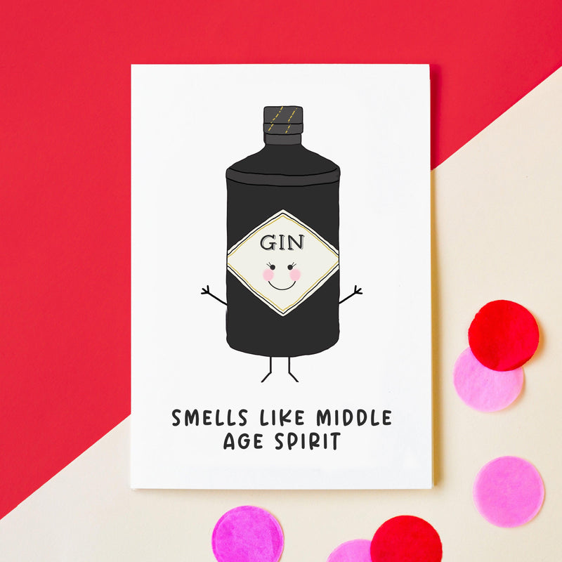Funny Middle Age Birthday Card