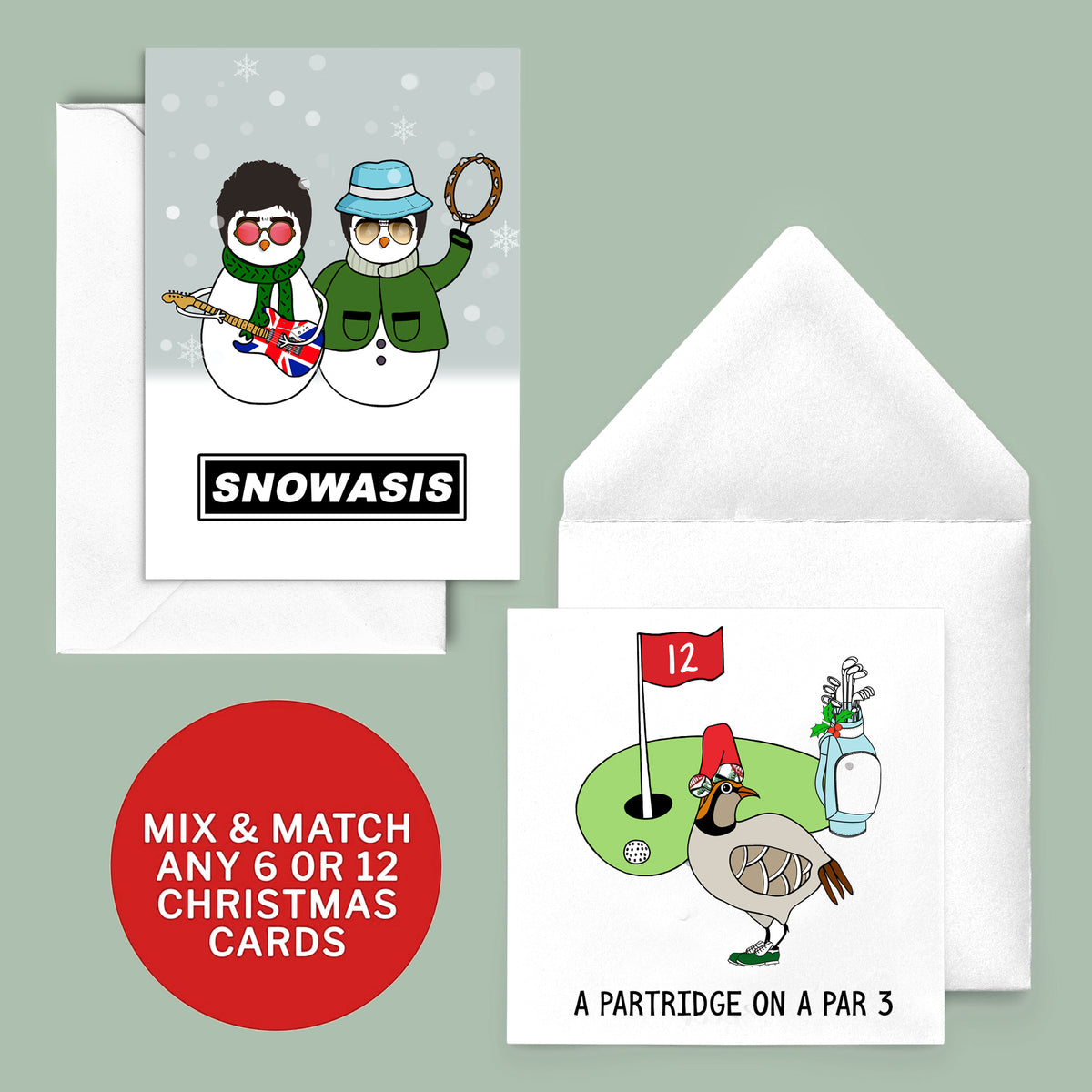 Christmas Card Mix & Match Pack - Of Life & Lemons®