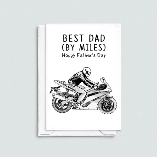Motorbike Father's Day Card