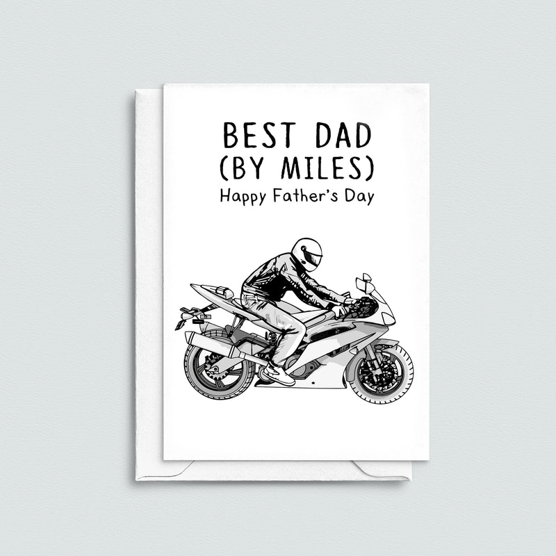 Father's Day card for a motorbike loving Dad