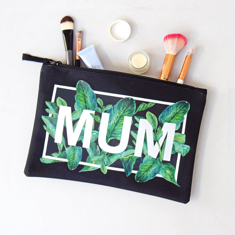 Tropical Leaf Wash Bag for Mum