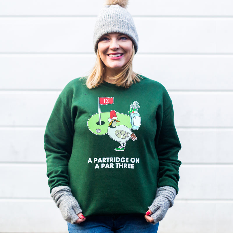 Golf themed christmas jumpers store
