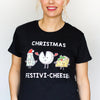 Funny Cheese Ladies Christmas T-Shirt