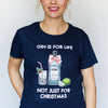 'Gin Is For Life' Ladies Christmas T-Shirt - Of Life & Lemons®