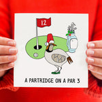 Funny Golf Christmas Card