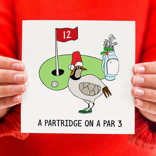 Funny Golf Christmas Card - Of Life & Lemons®
