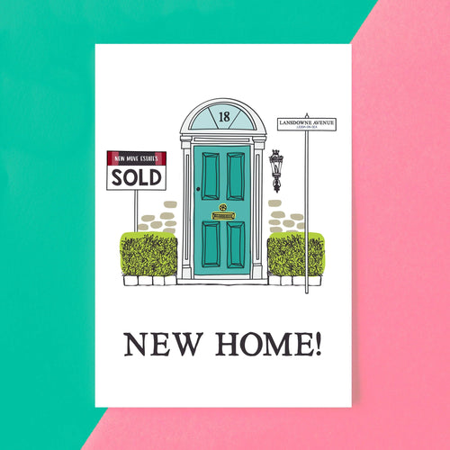 Personalised New Home Card