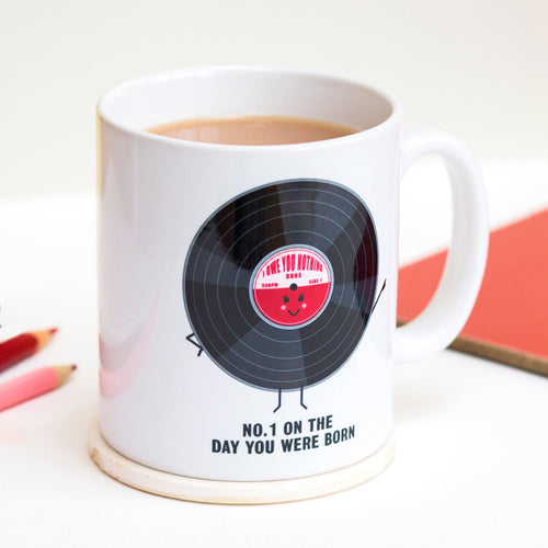 Personalised 'No.1 On The Day You Were Born' Birthday Mug - Of Life & Lemons®