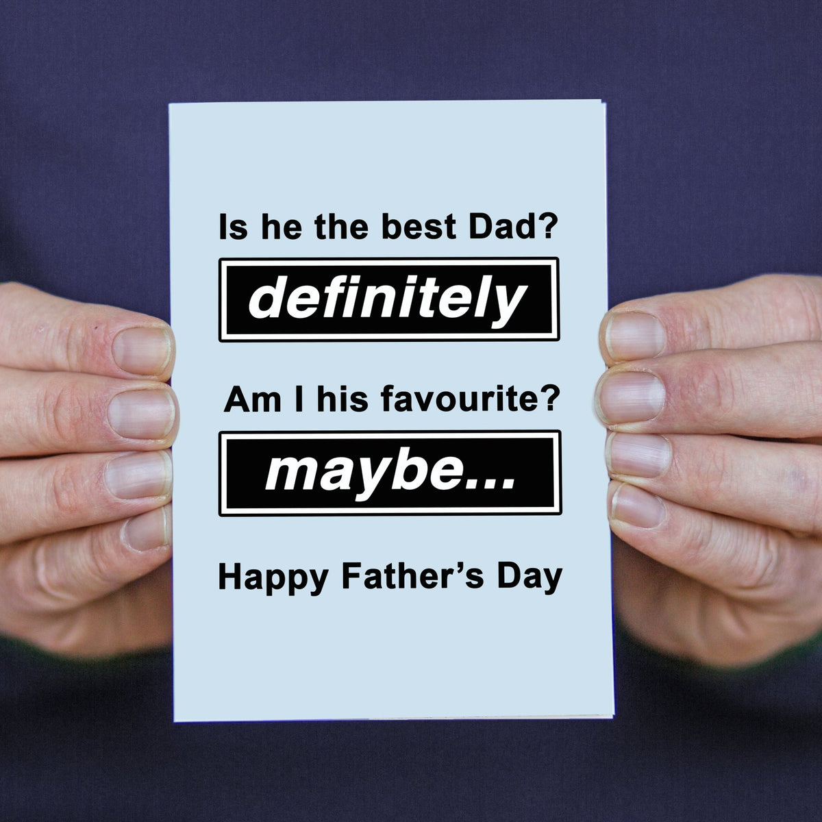 'Definitely Maybe' Oasis Father's Day Card - Of Life & Lemons®