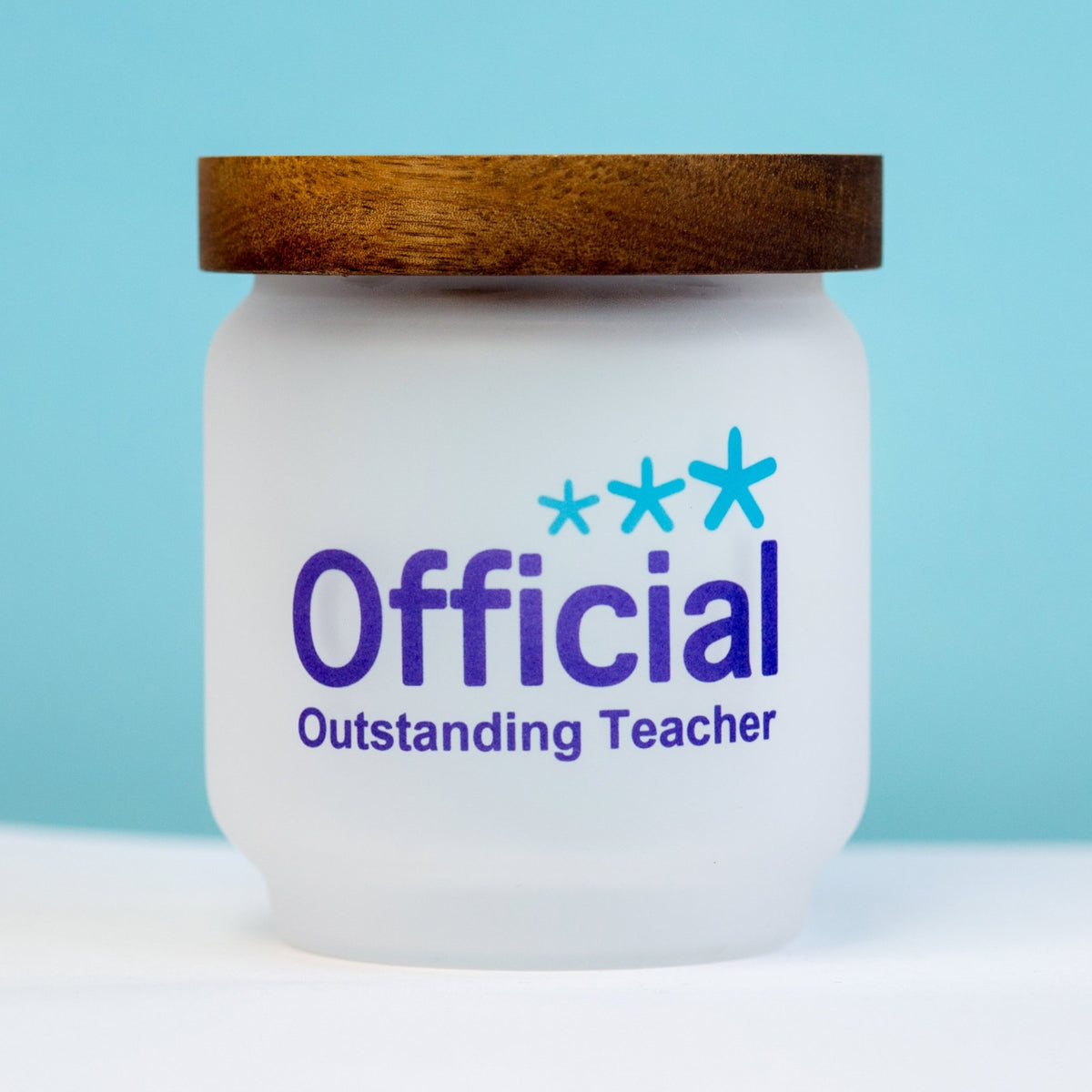 small storage pot for end of term gift for teacher which can be filled with treats