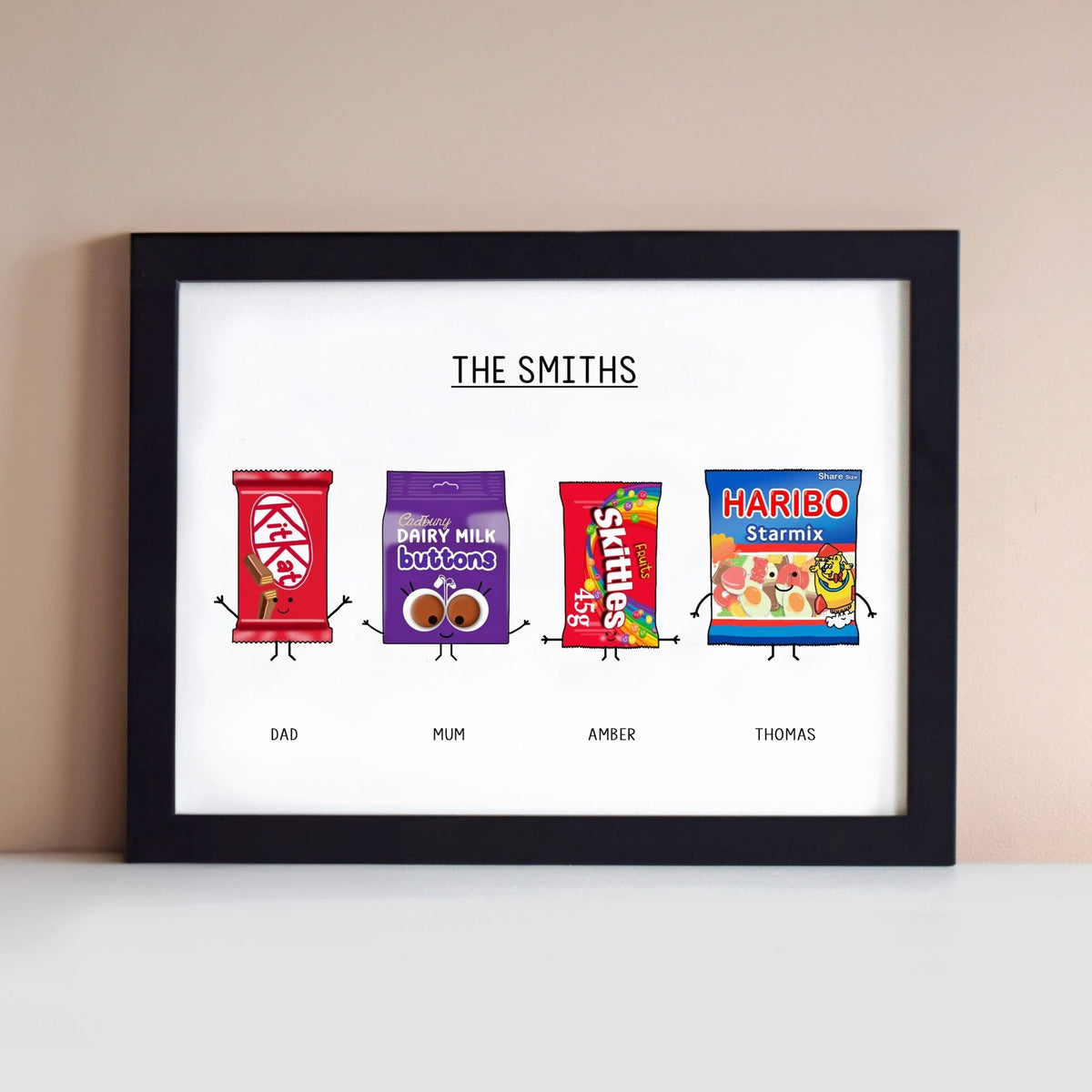 Personalised Family Sweets Print - Of Life & Lemons®