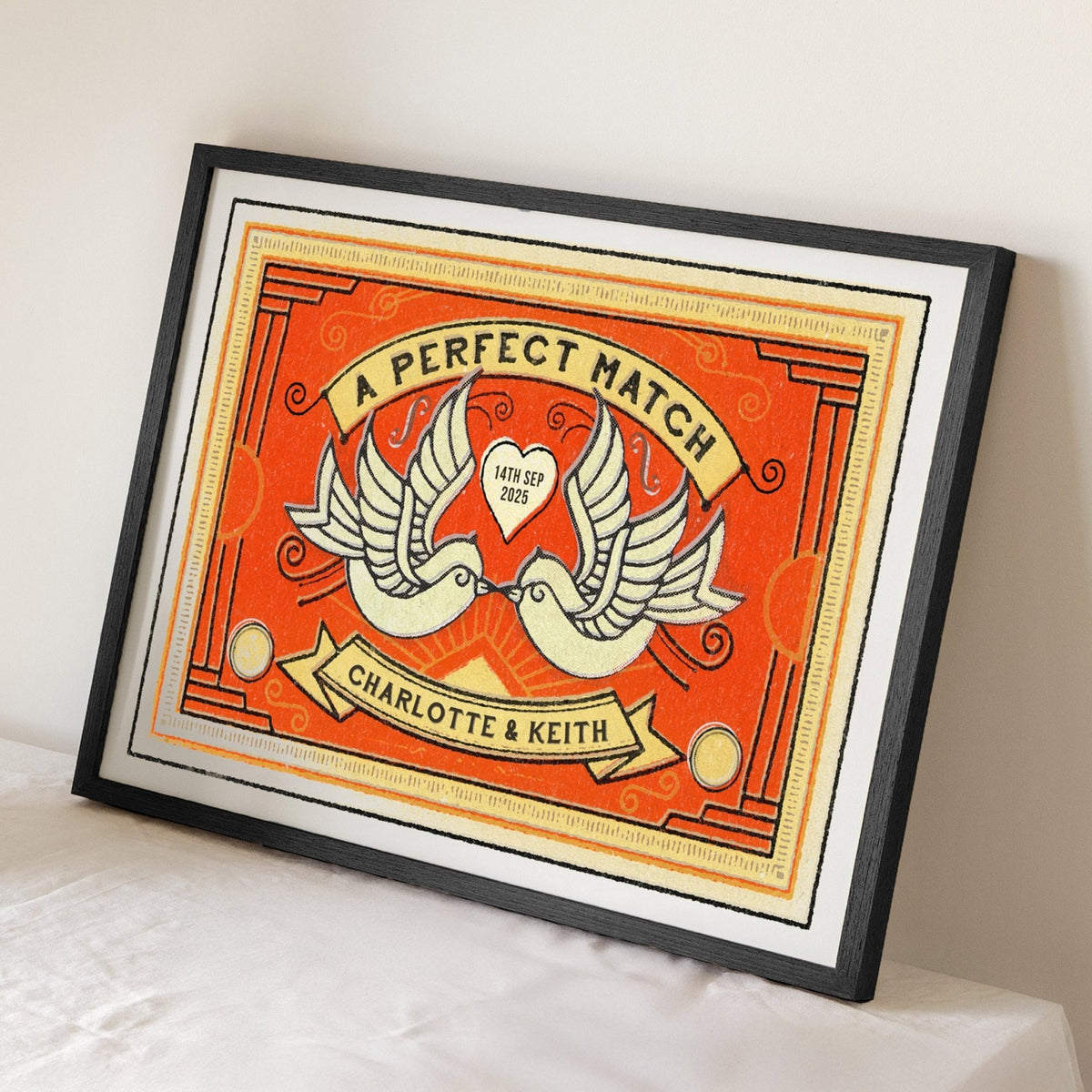 Personalised Matchbox Print - Of Life & Lemons®