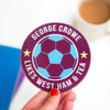 Personalised Football Team Coaster - Of Life & Lemons®
