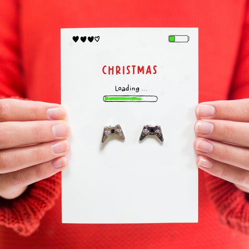 Gaming Christmas Card and Cufflinks - Of Life & Lemons®