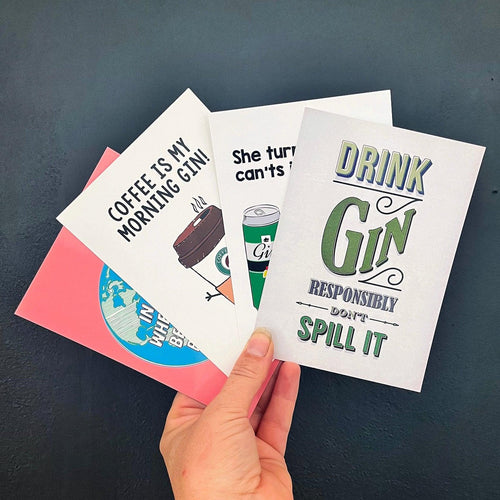 5 Postcards for £4 - Of Life & Lemons®