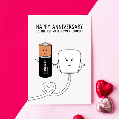 'Power Couple' Funny Anniversary Card - Of Life & Lemons®