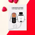'Power Couple' Funny Wedding Card
