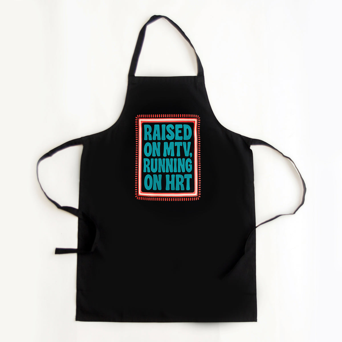 'Running on HRT' Funny Ladies Apron - Of Life & Lemons®