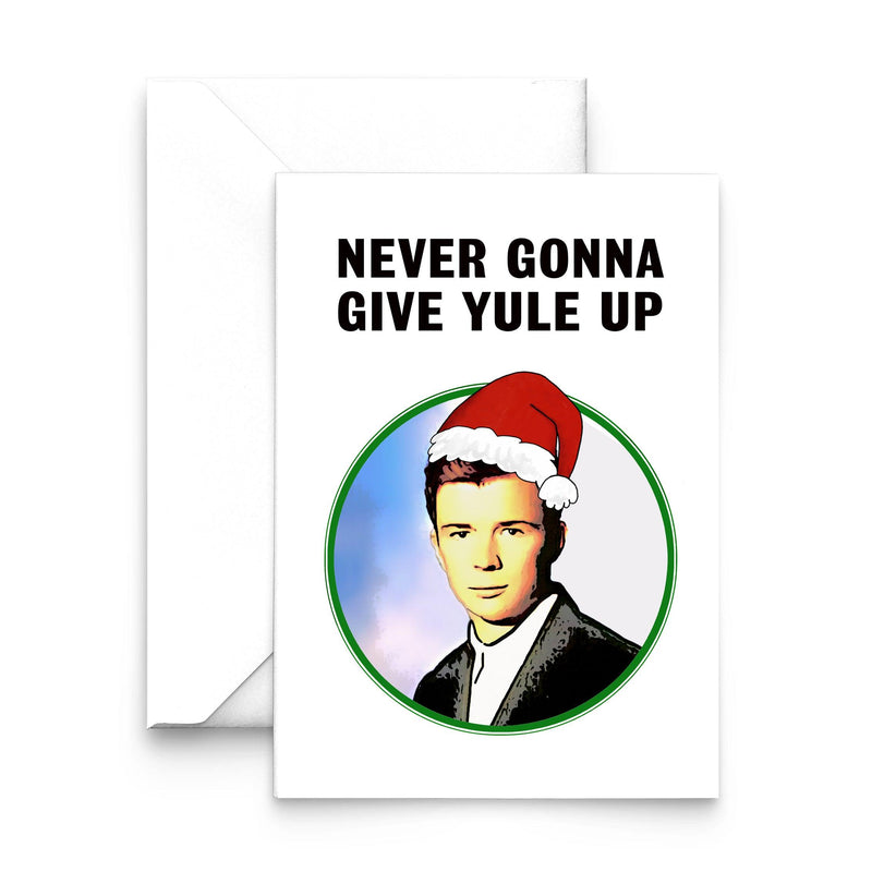 Funny Rick Astley Christmas Card
