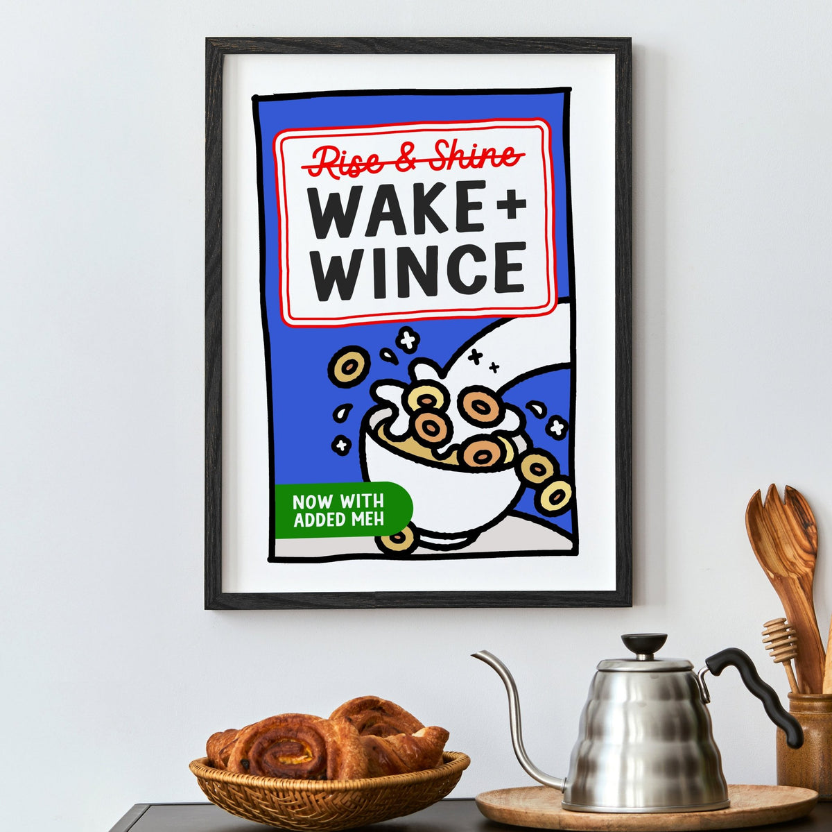 Funny Breakfast Kitchen Print - Of Life & Lemons®