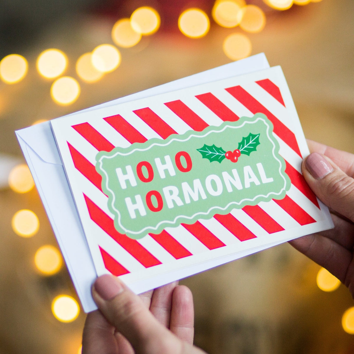 'HoHoHormonal' Funny Christmas Card For Women - Of Life & Lemons®