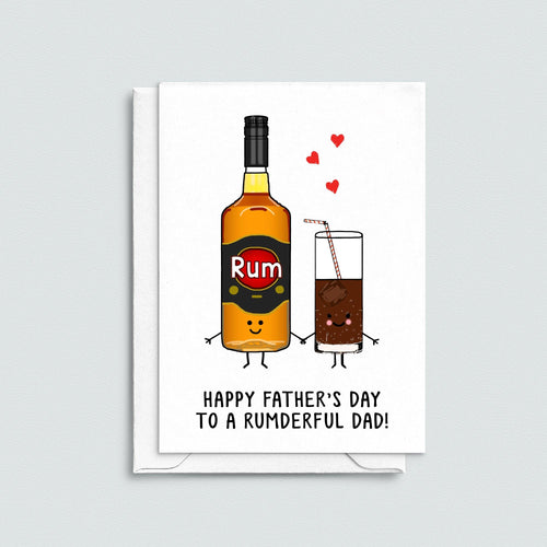 'Rum-derful Dad' Rum Father's Day Card - Of Life & Lemons®