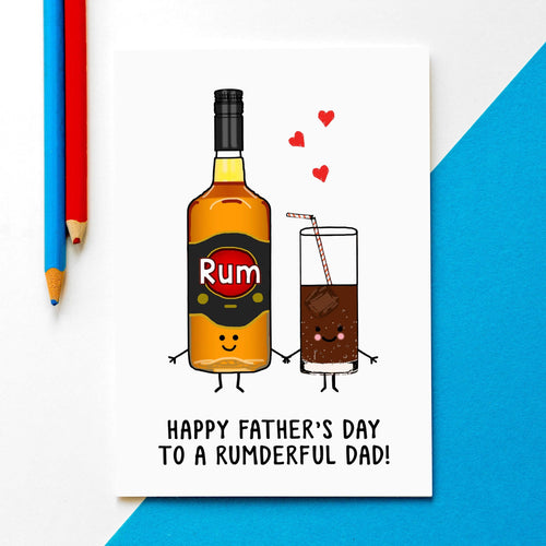 'Rum-derful Dad' Rum Father's Day Card - Of Life & Lemons®