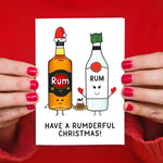 Funny Rum Christmas Card