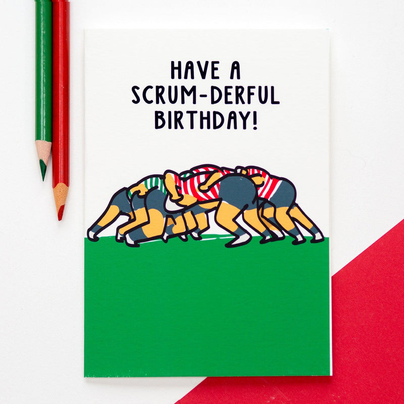birthday card for a rugby lover 