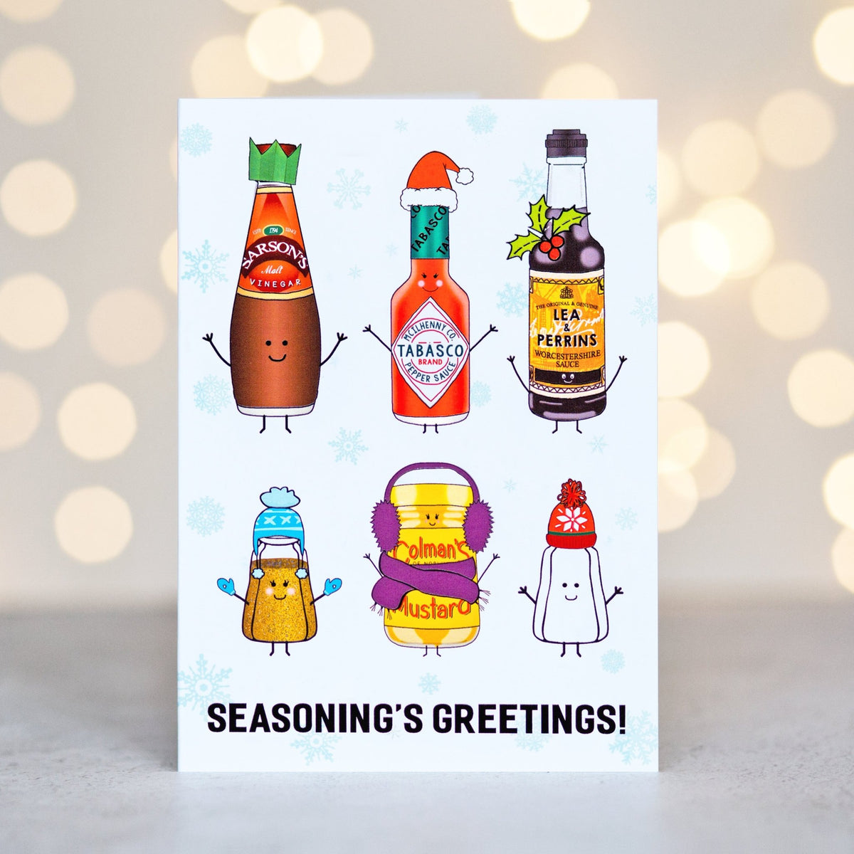 'Seasoning's Greetings' Funny Christmas Card - Of Life & Lemons®
