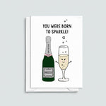 Personalised Prosecco Birthday Card - Of Life & Lemons®