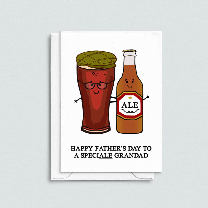Beer Father's Day Card for Grandad