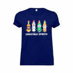 alcohol themed Christmas tee for ladies