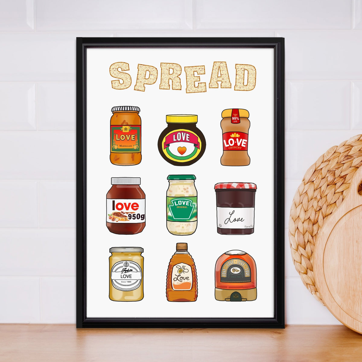 'Spread Love' Poster - Of Life & Lemons®