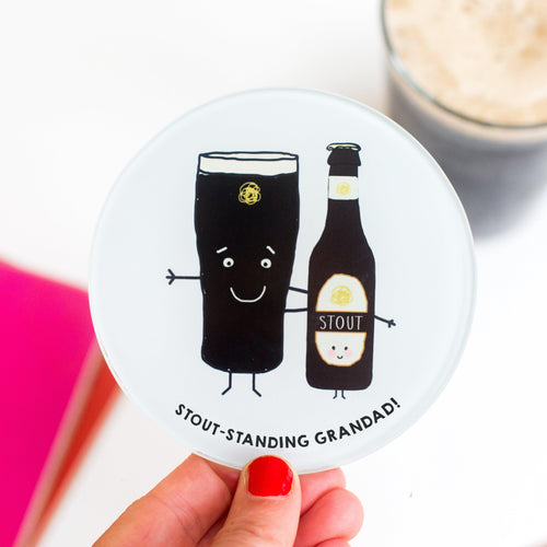 'Stout-standing Grandad' Coaster - Of Life & Lemons®