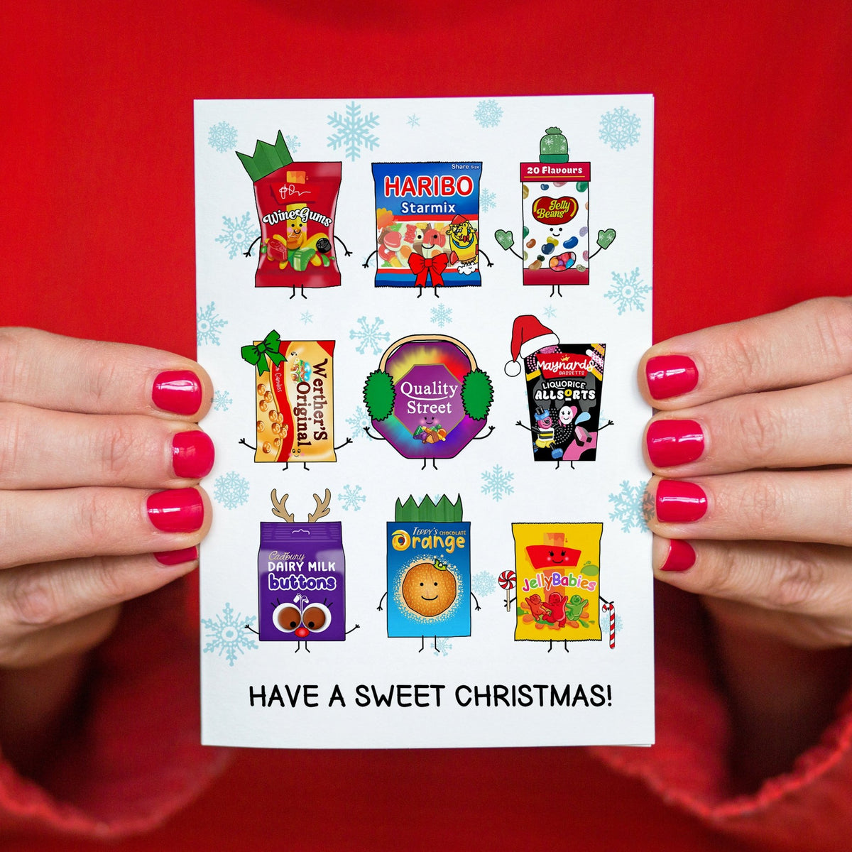 Funny Sweets Christmas Card