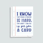 Funny End of Term Card for Teacher