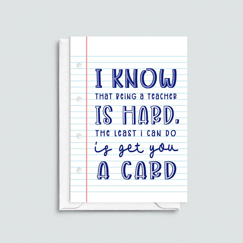 Funny End of Term Card for Teacher