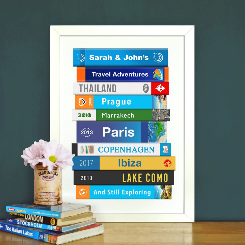 Personalised Travel Memories Print - Of Life & Lemons®