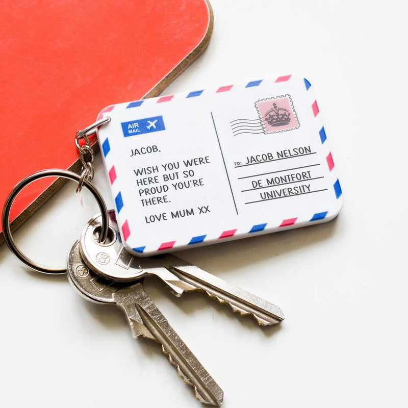 University Personalised Good Luck Keyring - Of Life & Lemons®