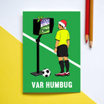 'VAR Humbug' Football Christmas Card - Of Life & Lemons®