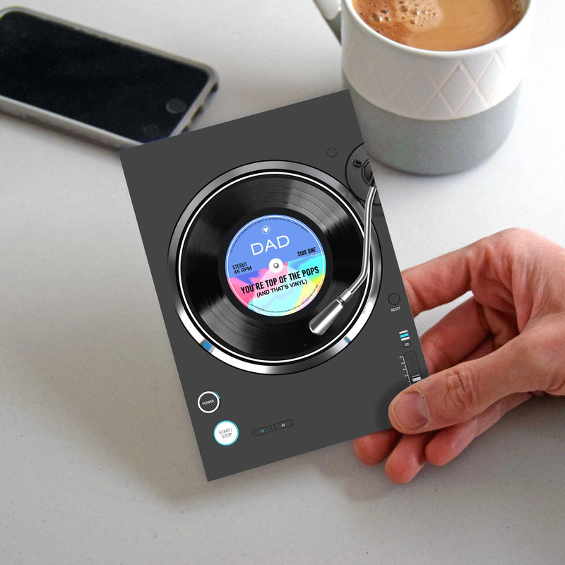 Funny Vinyl Father's Day Card