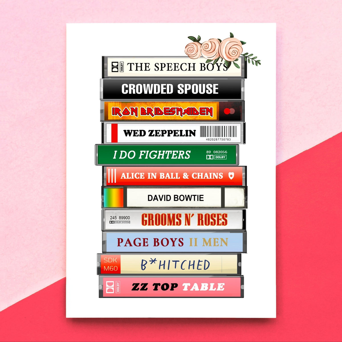 Funny Music Themed Wedding Card - Of Life & Lemons®