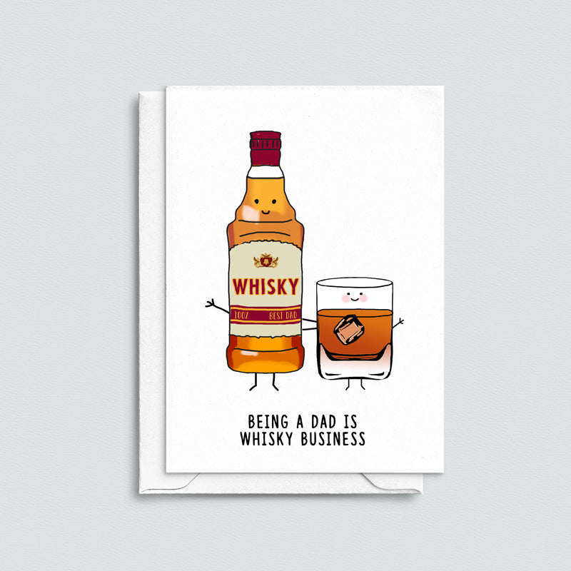 Funny Whisky Card For Dad