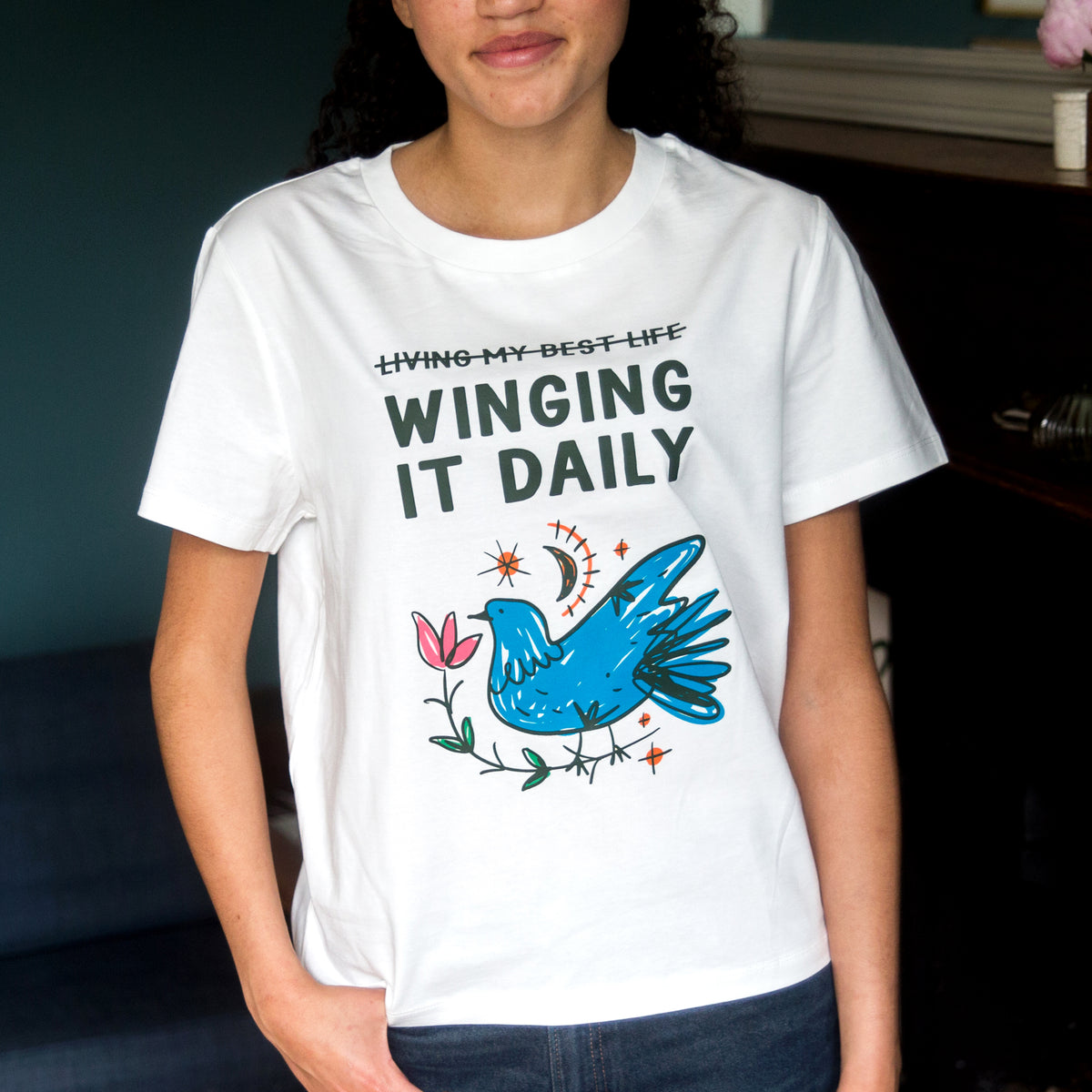 'Winging it Daily' Ladies T-Shirt